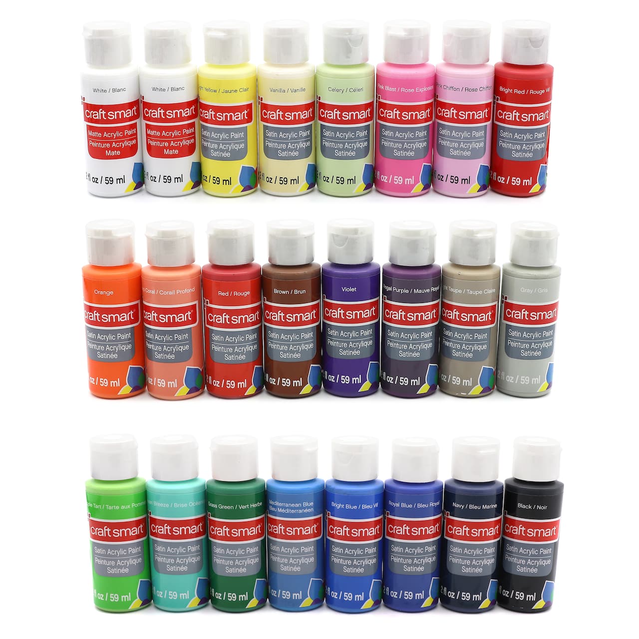 Satin Classic Acrylic Paint Set by Craft Smart®